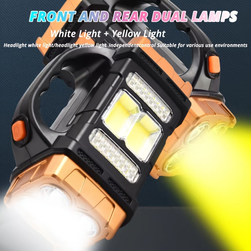 Solar & USB Rechargeable LED Lantern Flashlight