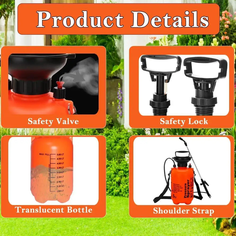 1.3Gal/5L Garden Sprayer