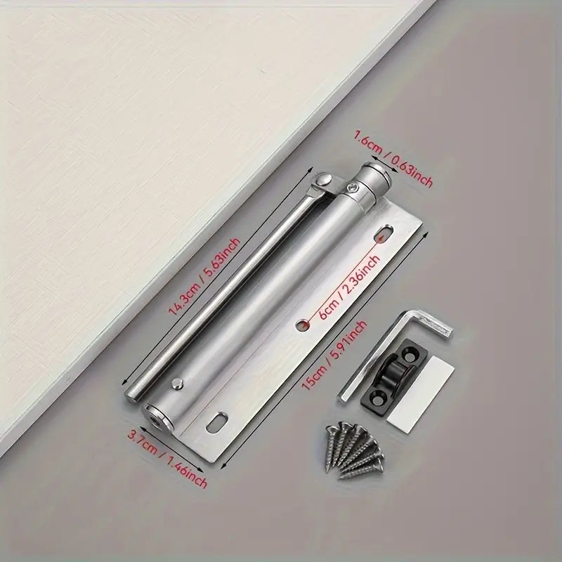 Adjustable Quiet Stainless Steel Automatic Door Closer