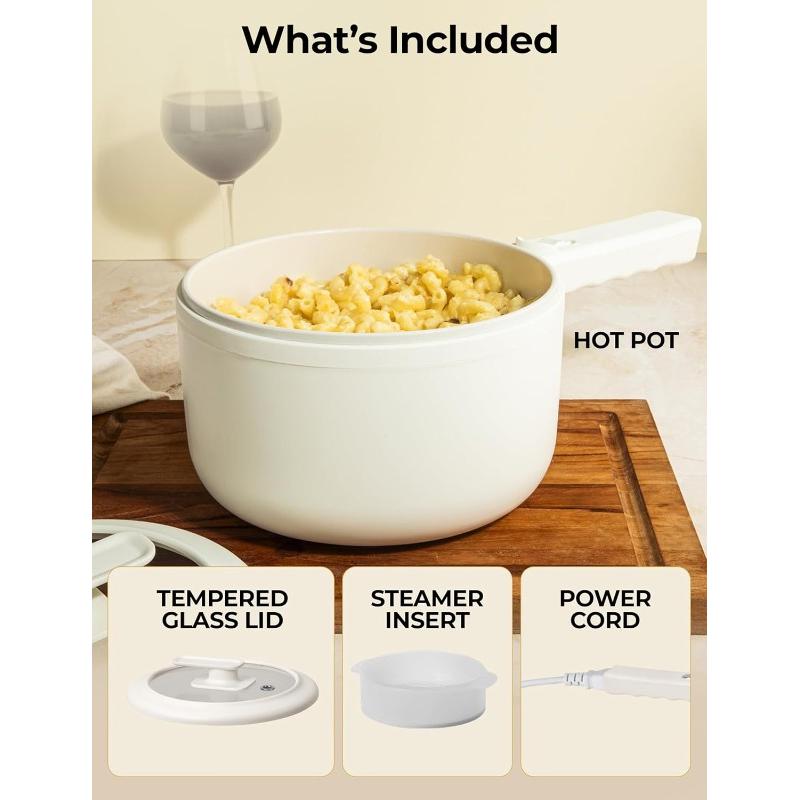 1.5L Ceramic Hot Pot Electric Skillet