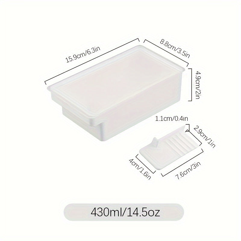 Versatile Butter & Cheese Storage Box with Lid