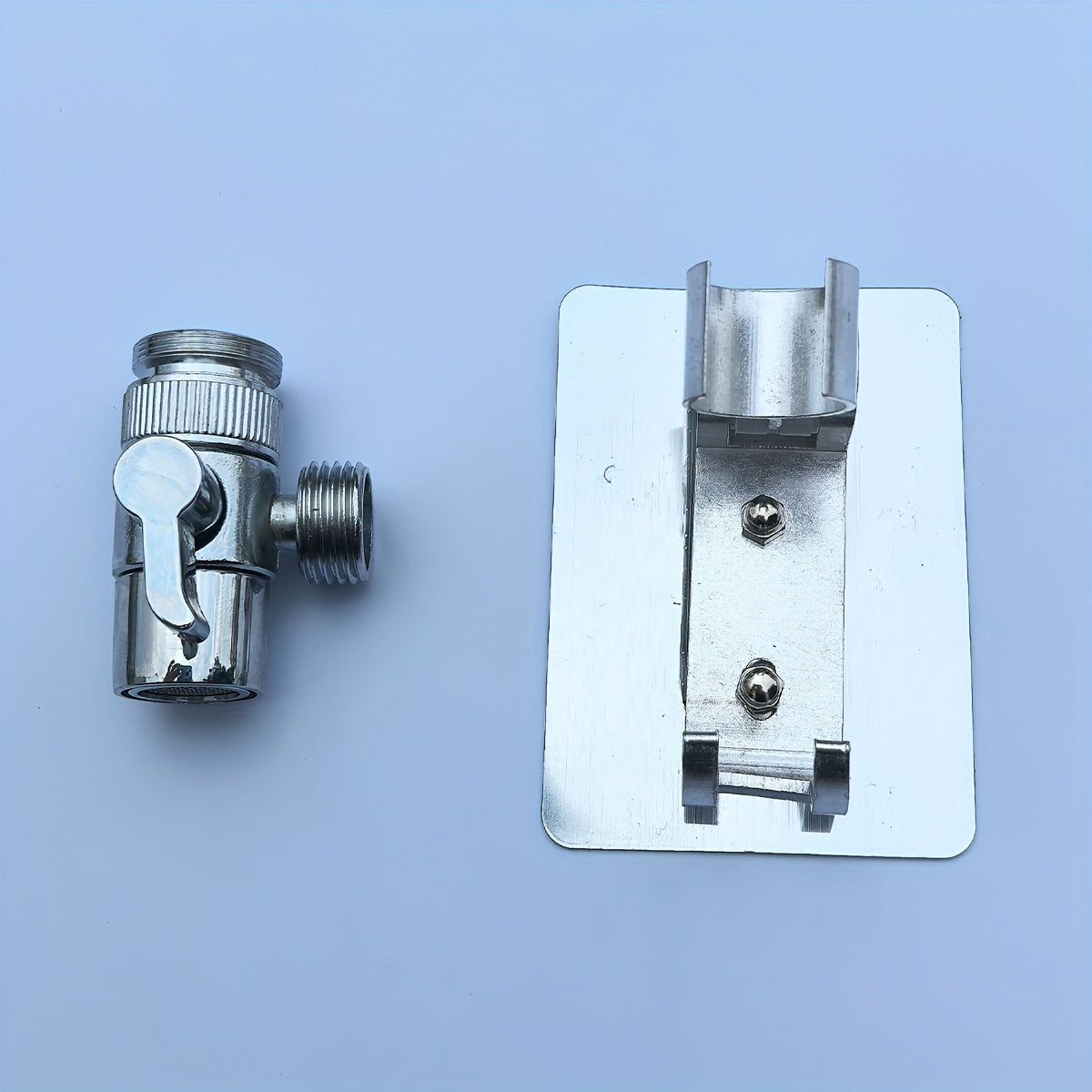 1 Set Stainless Steel Adjustable Bathroom Sink Faucet Sprayer Kit