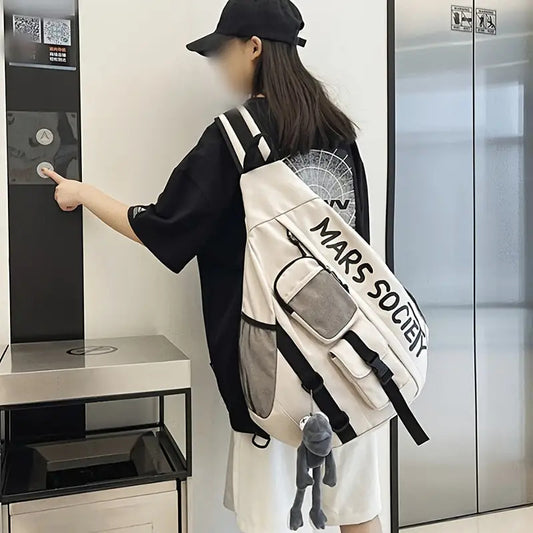 Lightweight Durable Polyester Adjustable Strap Crossbody Bag