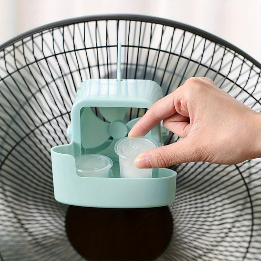 Household Floor Standing and Desktop Fan, Quick Cooling with Ice