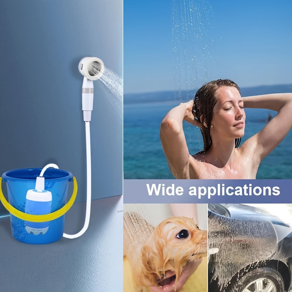 USB Rechargeable, Portable Shower