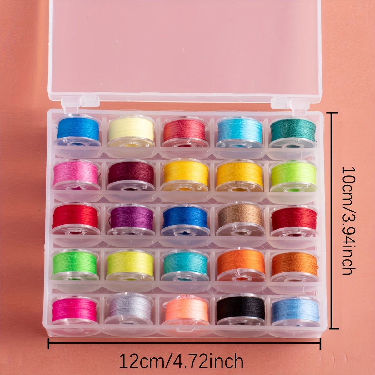 25pcs set of multi-color sewing thread with spool