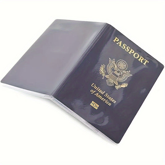 30pcs Transparent PVC Passport Protector