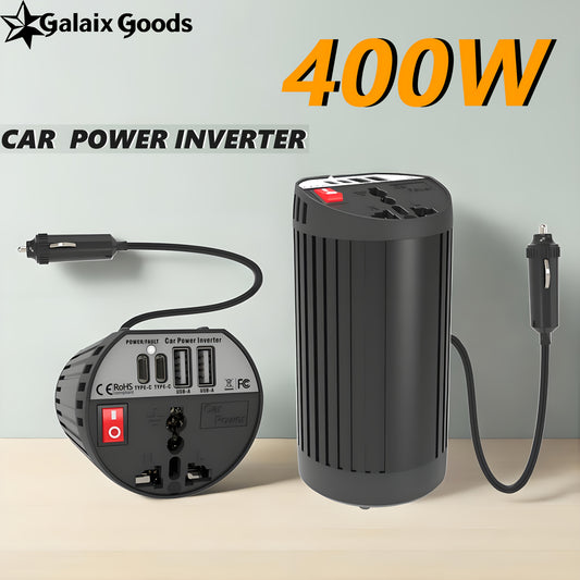 400W Vehicle Power Inverter Converting DC 12V to AC 220V