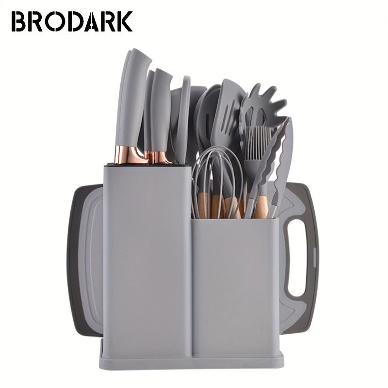 Bucket Silicone Kitchenware Set Of 19 Pieces