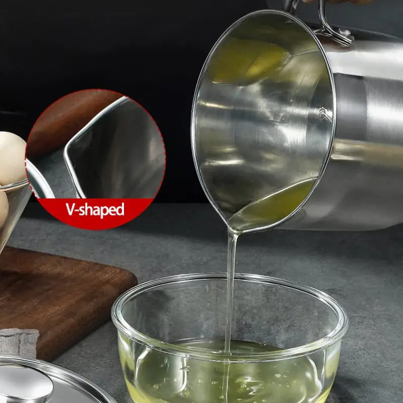 2pcs  Premium Large Capacity 304 Stainless Steel Egg White Separator