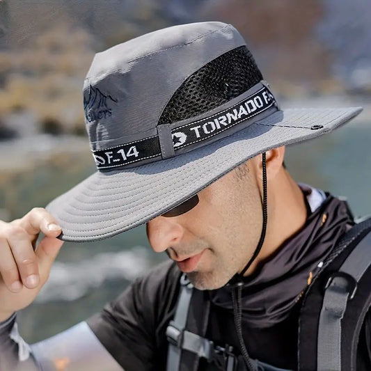 Stylish Men's wide-brim hat