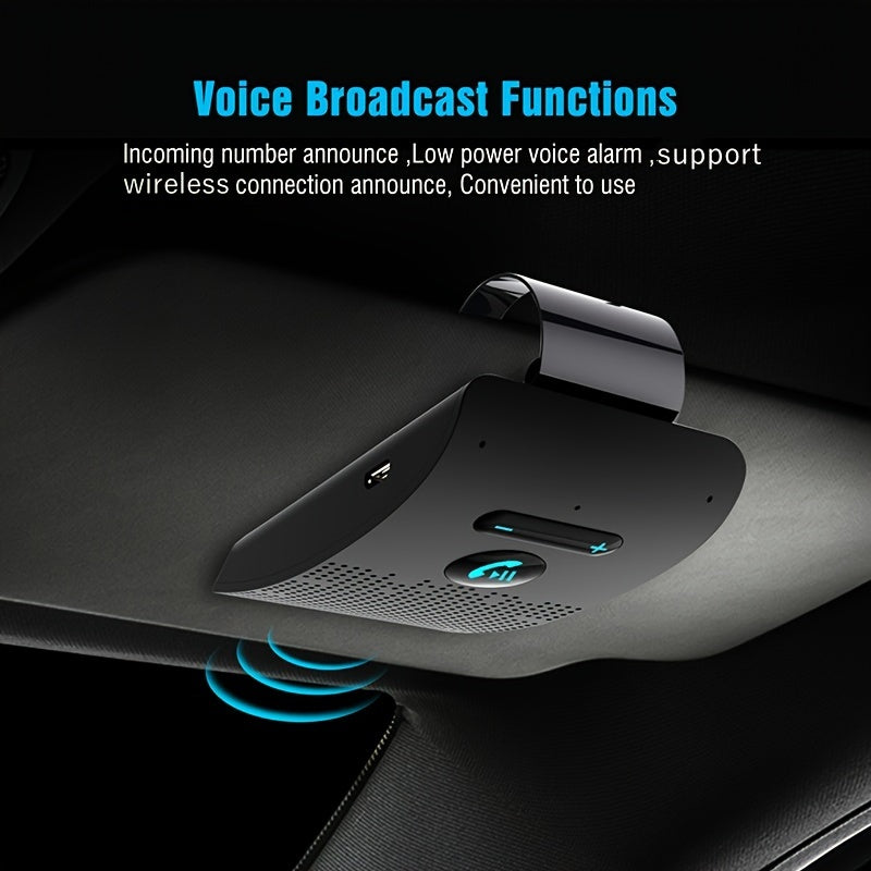 Wireless Vehical Sun Visor Speaker Car Kit