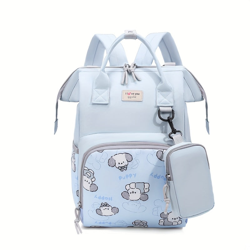 Spacious Cute Cartoon Prints Backpack