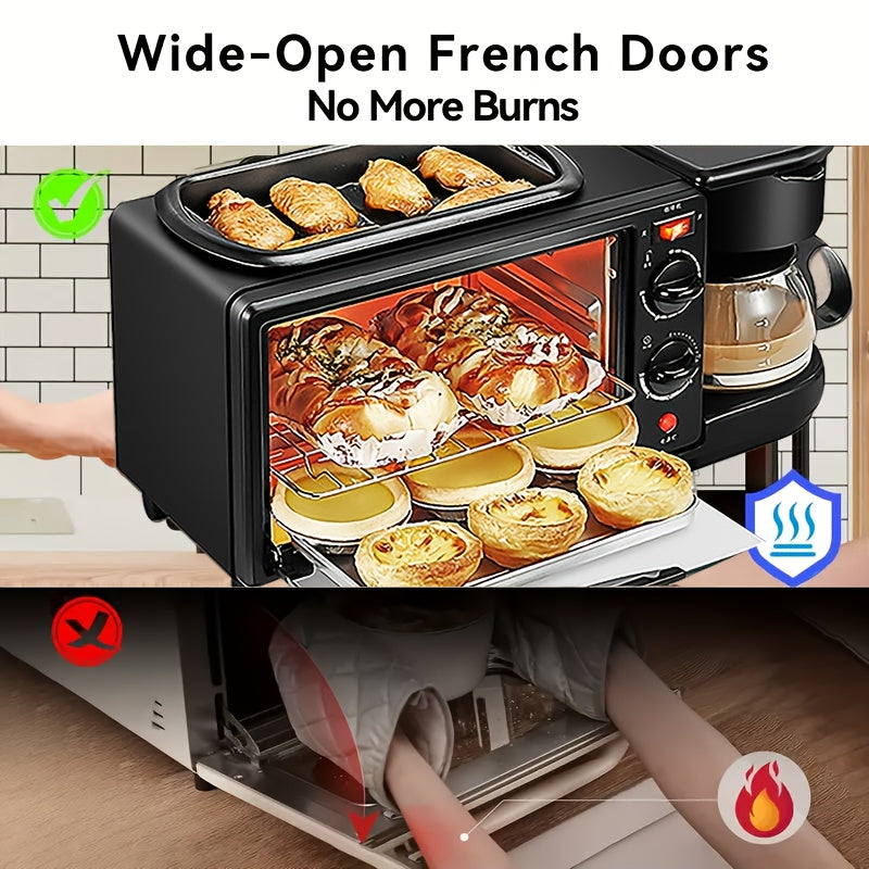 [Portable Oven] Equipped with A Non-stick Die-cast Grill