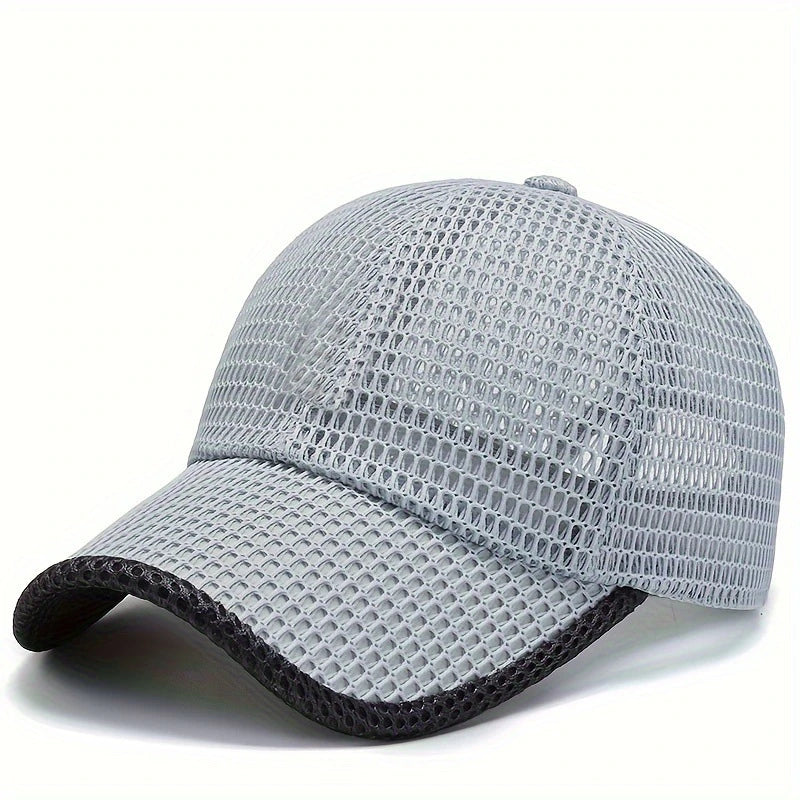 Breathable mesh baseball cap