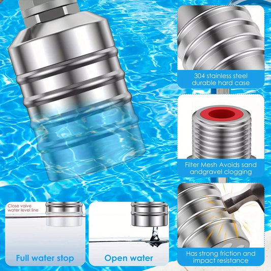 Stainless steel automatic water level control float valve