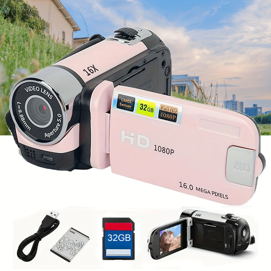 A Camera with A 270° Rotating LED Flip Screen