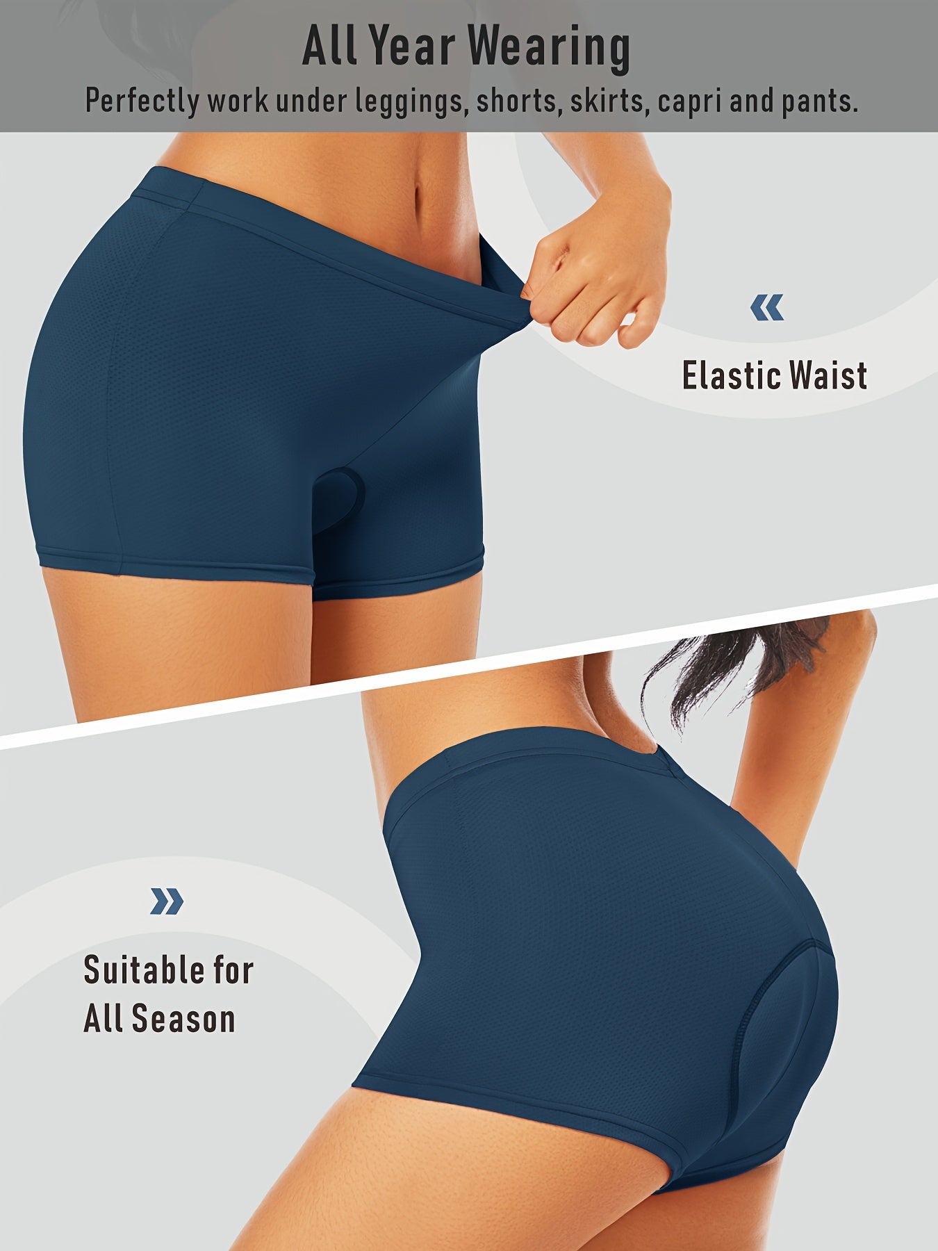 Women's 4D Padded Gel Cycling Undershorts