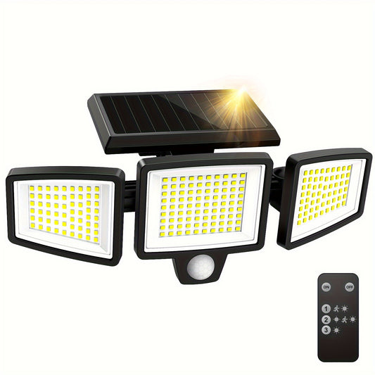 (1Pack)Solar Outdoor Light with Remote Control