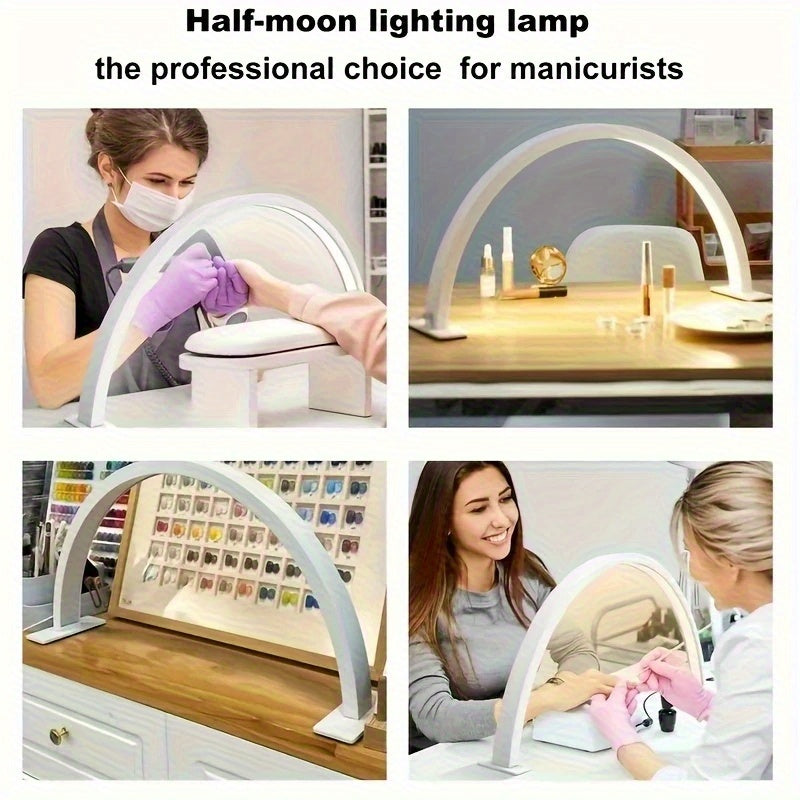 1 semi-circular desktop beauty lamp