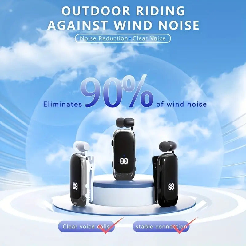 K88 Wireless Clip-on Headset