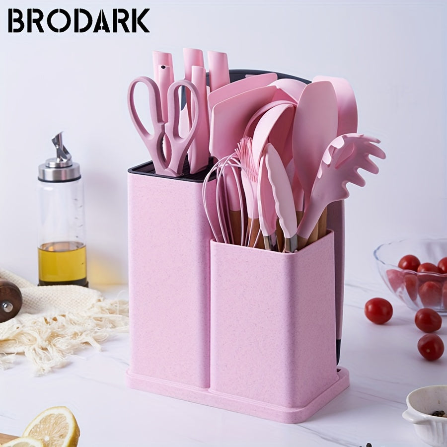 Bucket Silicone Kitchenware Set Of 19 Pieces