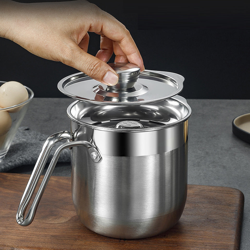 2pcs  Premium Large Capacity 304 Stainless Steel Egg White Separator