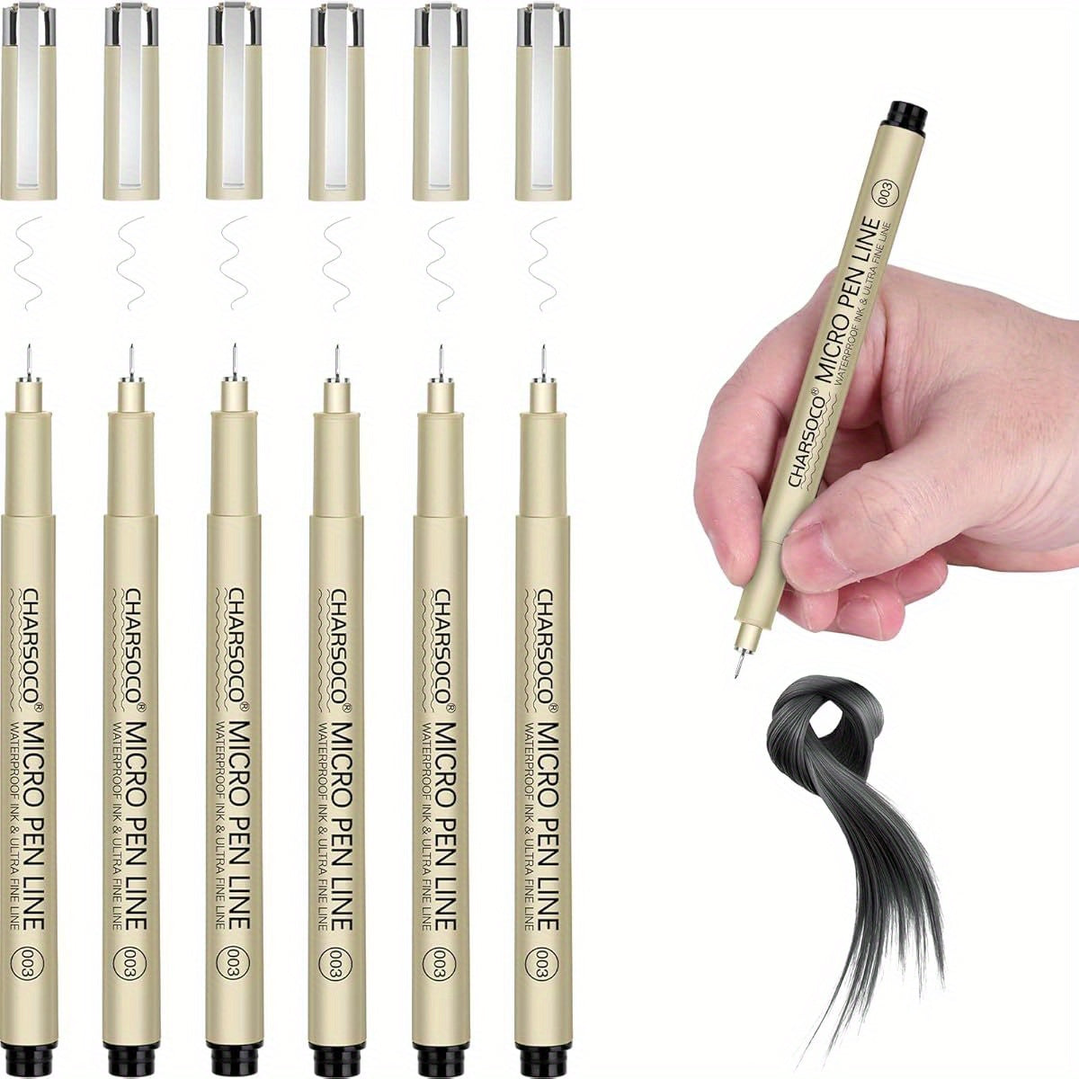003 Micro Pen, Black Fine Point Pen with Archival Ink