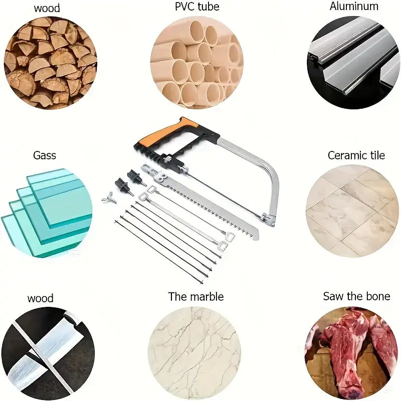 Versatile Curve & Multi-Function Mini Handsaw