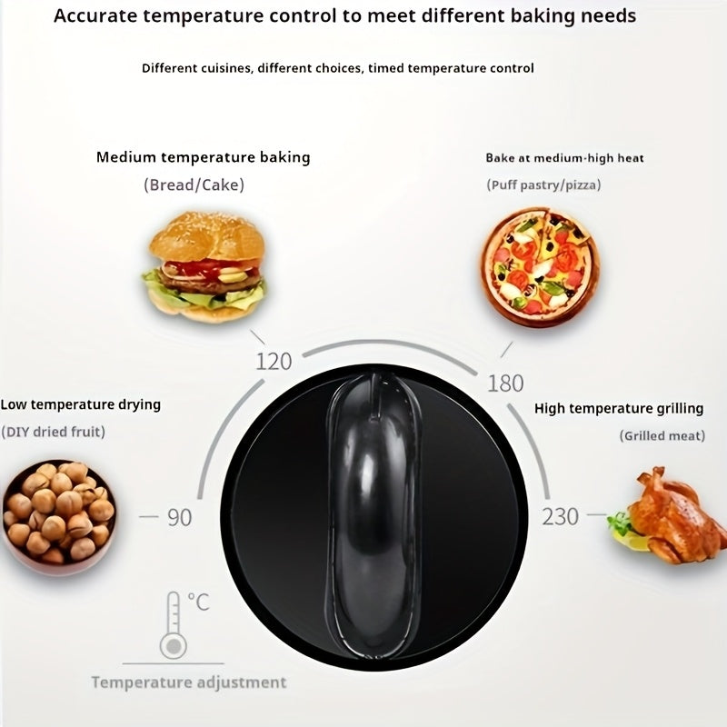 [Portable Oven] Equipped with A Non-stick Die-cast Grill