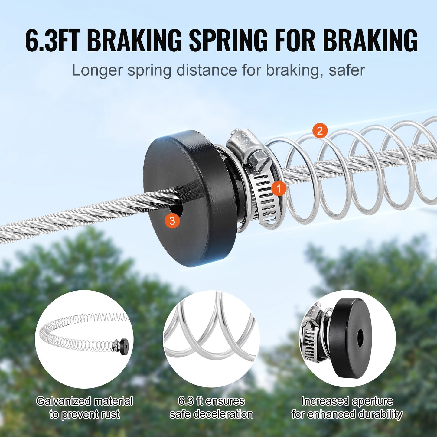 Zip line Kits for Backyard160ft Zip line Kit