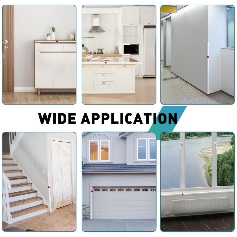 1-meter long self-adhesive PVC corner protection strip