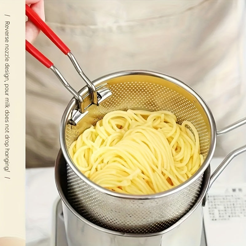 Stainless Steel Deep Fryer with Filter Rack