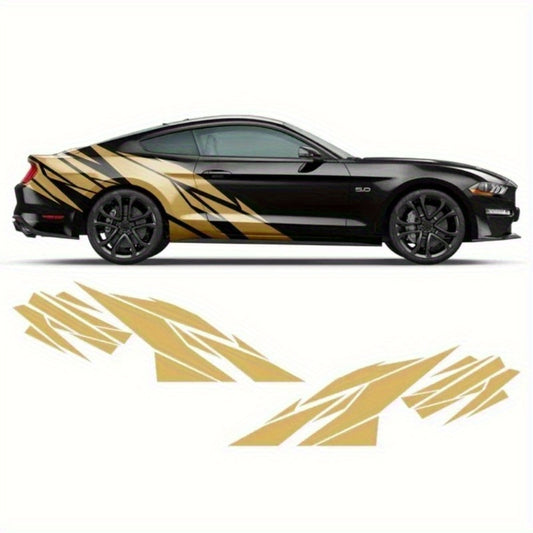 Vinyl Racing Stripes - Long, Bold Side Decals for Sports Cars