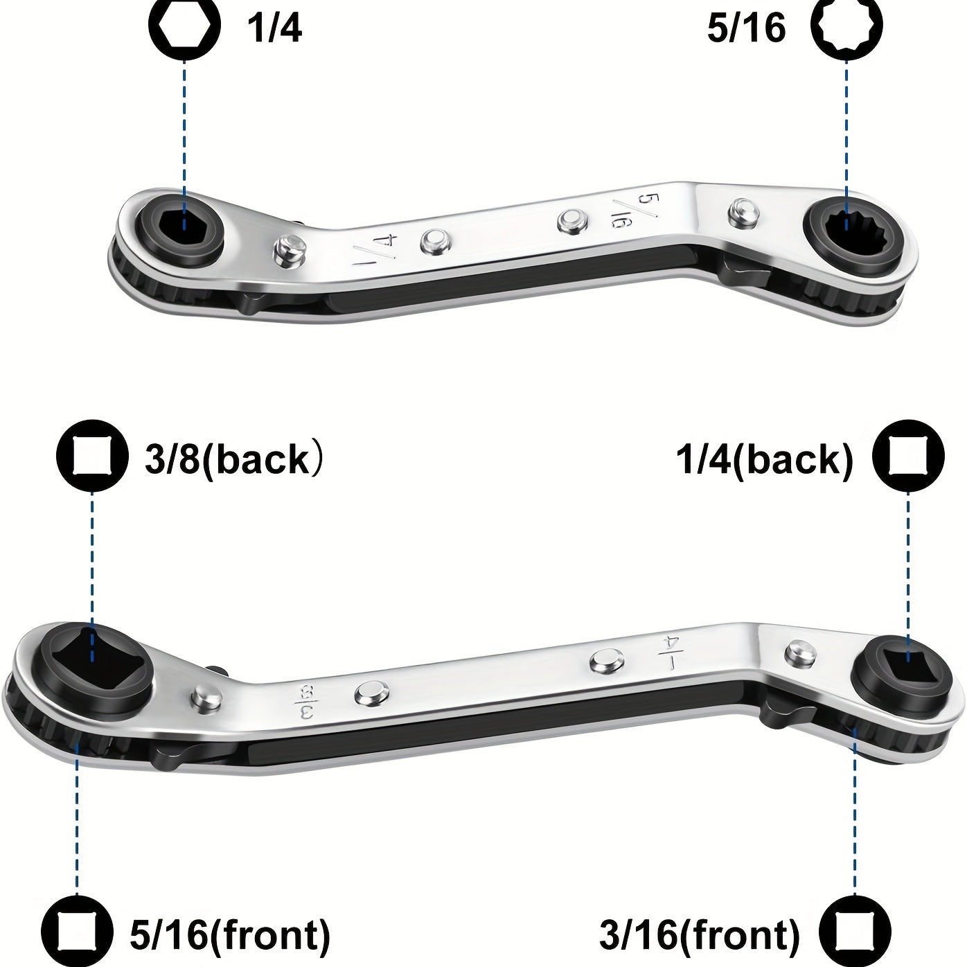 Valve Core Remover Installer Tool & Service Wrench Set