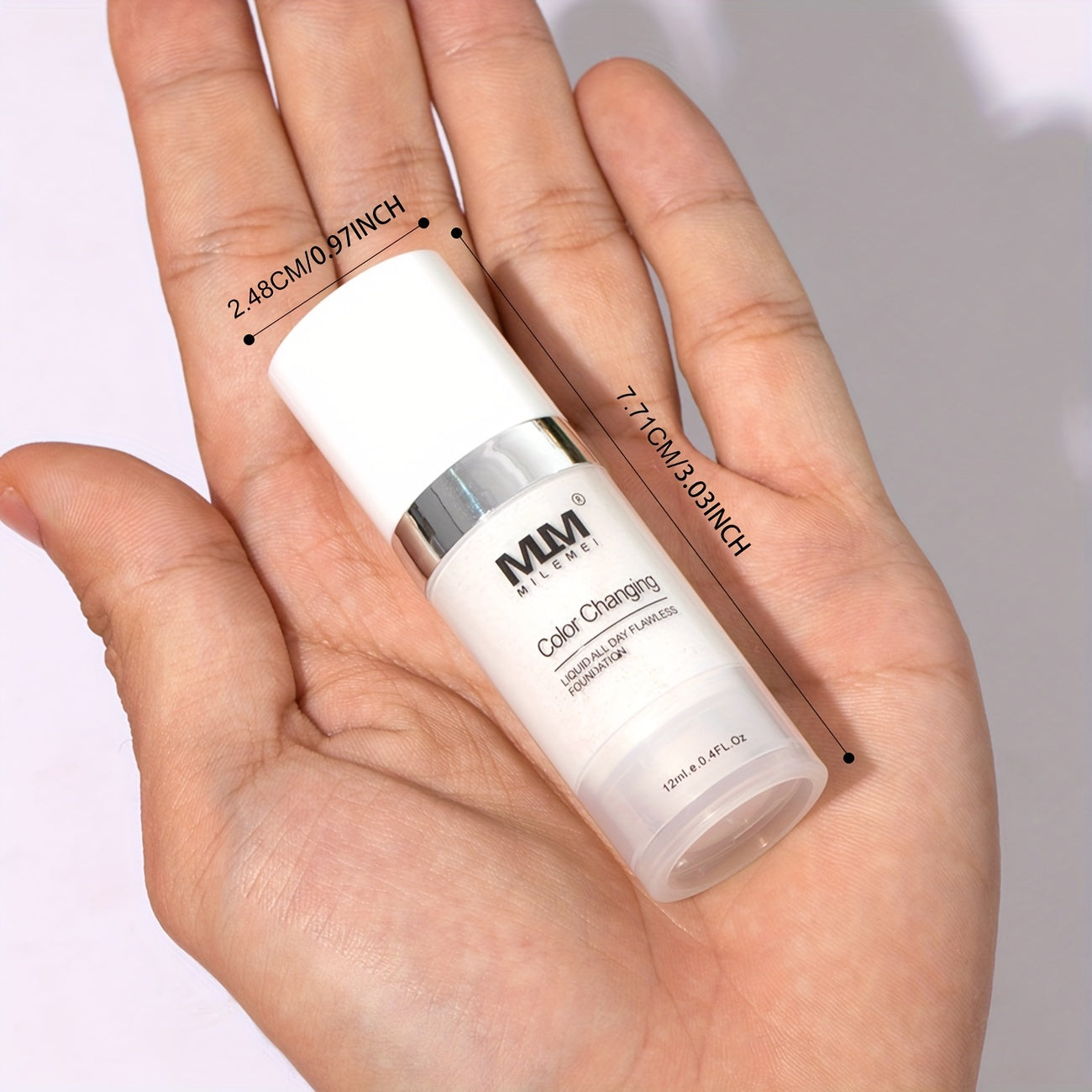 Long-Lasting Matte Finish Color Changing Liquid Foundation