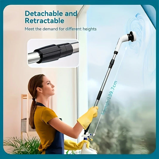 Versatile 9-in-1 Electric Spin Scrubber