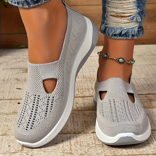 Women Orthopedic plaid Slip On Sneakers