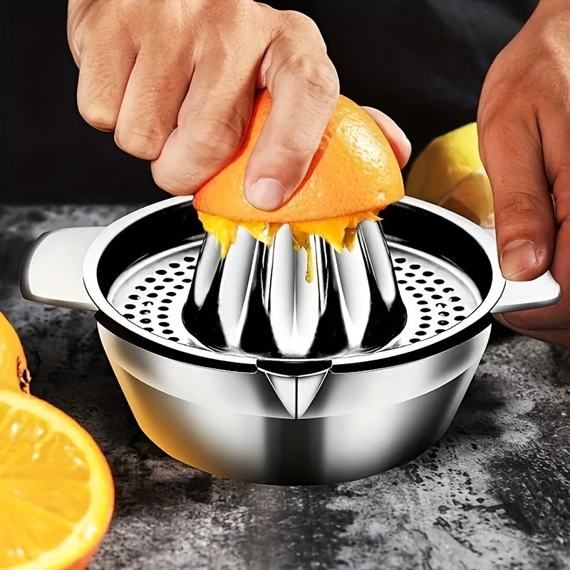 2pcs Stainless Steel Manual Citrus Juicer