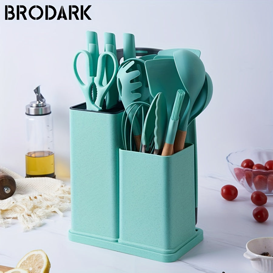 Bucket Silicone Kitchenware Set Of 19 Pieces