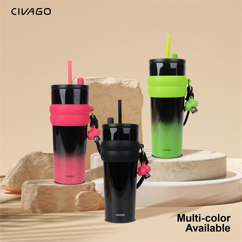 Stainless Steel Coffee Mug With Lid