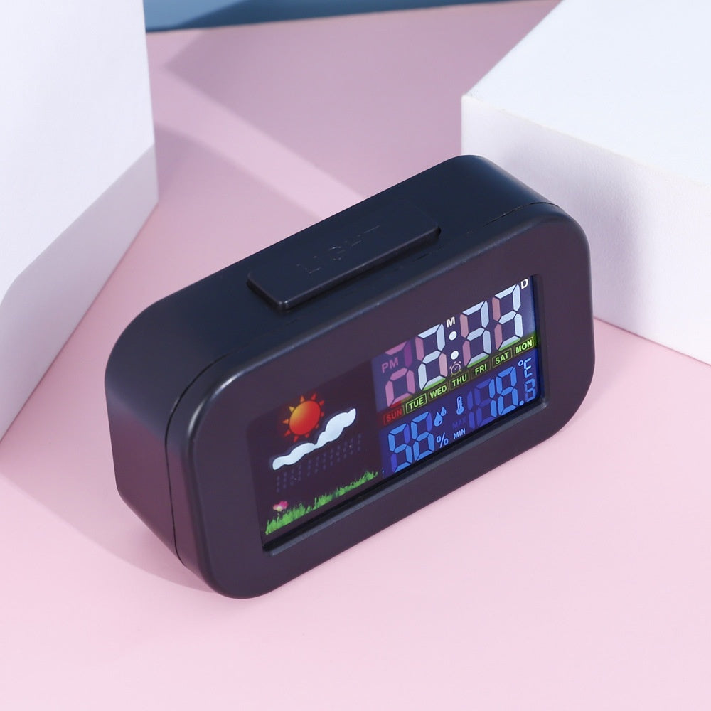Vibrant Color Display Weather Station Clock