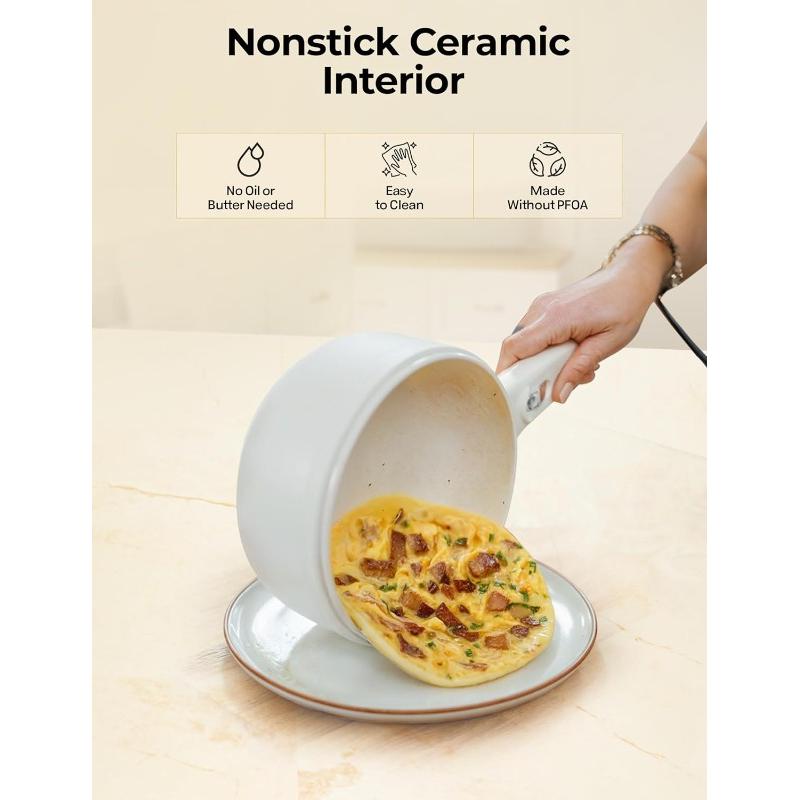 1.5L Ceramic Hot Pot Electric Skillet
