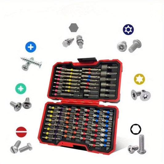 83pcs Rainbow Magic Box Electric Screwdriver Bit Set