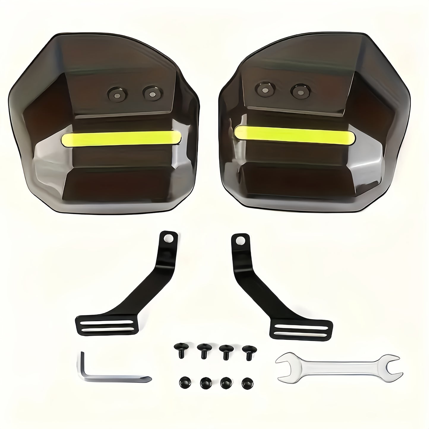 2pcs Universal Electric Bike Handlebar Wind Deflector with Strong Bearing